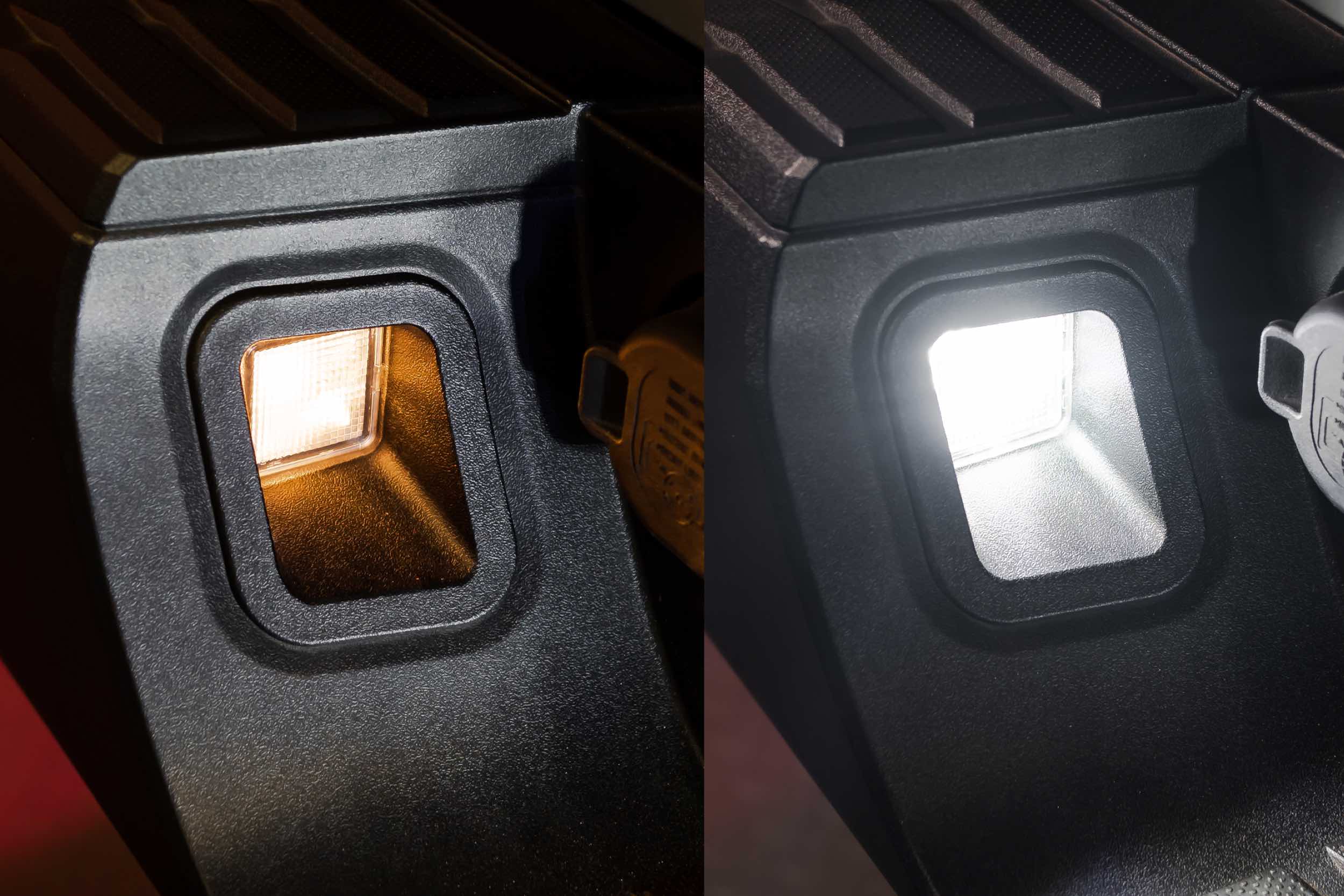 License plate hot sale light flickering